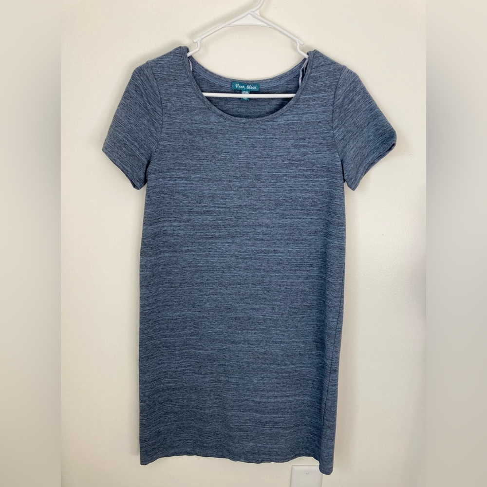 #121. 🆕 NWOT, Fleur Bleue, T-shirt Dress, Size XS, Blue, (Women)